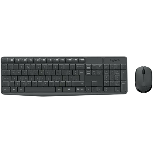 LOGITECH (CIS) MK235 Keyboard, Russian/International English