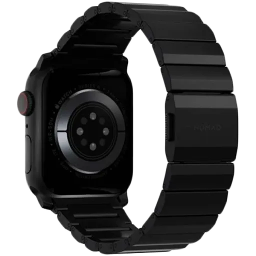 Ремешок NOMAD Titanium Band для Apple Watch 42/44/45 mm, Чёрный