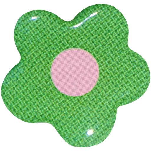 VLP Sticker 3D VLP, Flower Grass Green Pink