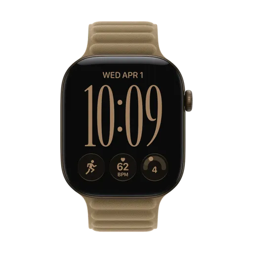 Apple 46mm Magnetic Link Ремінець  for Apple Watch 44/45/46/49 mm, Size M/L, Camel