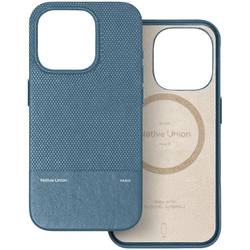 Чехол NATIVE UNION (RE) Classic с MagSafe для iPhone 16 Pro, Синий