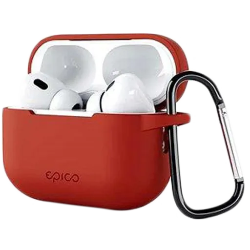 Чехол EPICO из силикона для AirPods (Gen.4), Красный