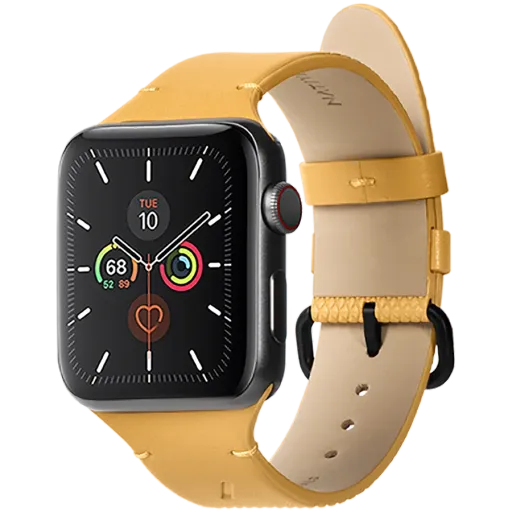 Ремешок кожаный NATIVE UNION Classic для Apple Watch 42/44/45, Kraft