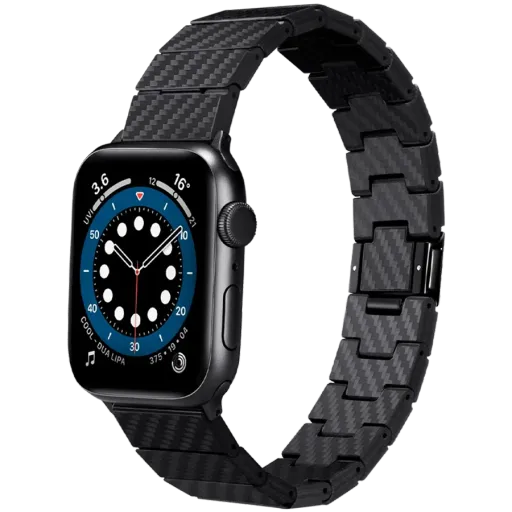 PITAKA Ремінець Modern Чорний за Apple Watch 42 mmApple Watch 44 mmApple Watch 45 mm 42/44 mm