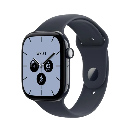 Apple Watch Series 12 GPS + Cellular,  Navy Blue Sport Band, M/L, 42mm, Night Blue