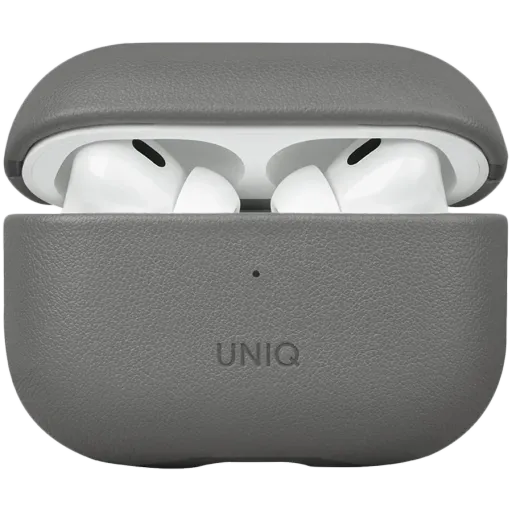 UNIQ Чехол Lyden DS Leatherette  Rhino Grey/Black для AirPods Pro (Gen. 2)