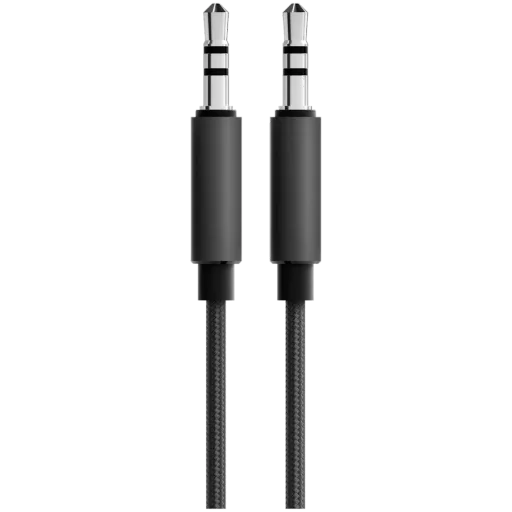 4 Pole Audio Cable, Black Anthracite