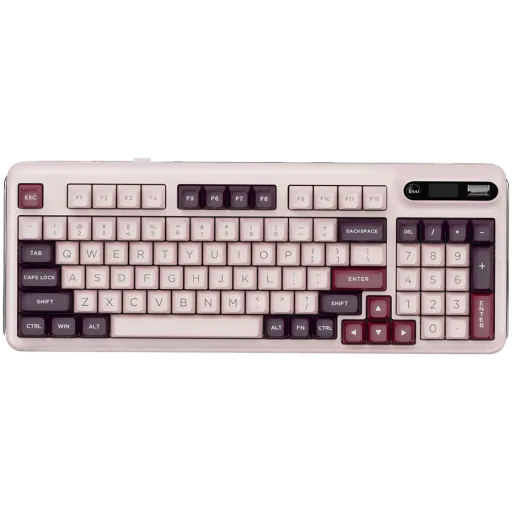 Клавиатура беспроводная KZZI Z98 Wireless Keyboard Nezuko Purple
