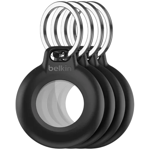 Breloc BELKIN pentru AirTag, Black, (4 buc.)