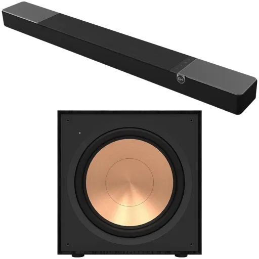 KLIPSCH үйдегі аудио жүйесі Қара