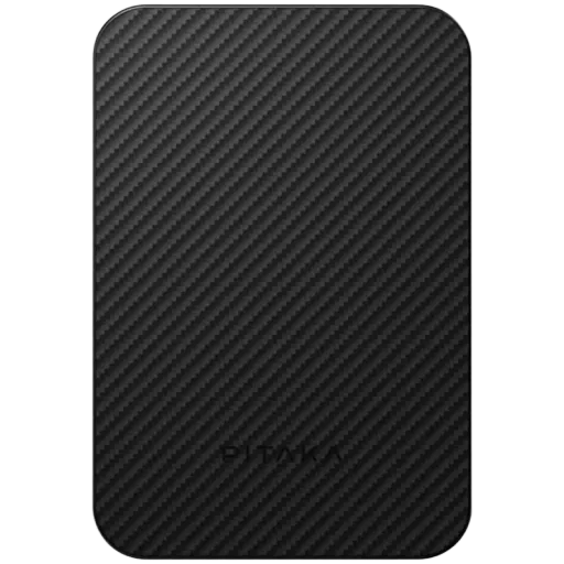 Портативное зарядное устройство PITAKA Qi 2, 5000 мА·ч, Черный