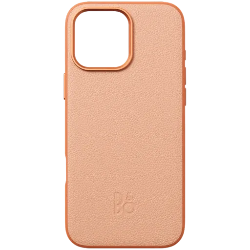 Leather Case with MagSafe Sunset Apricot for iPhone 16 Pro Max