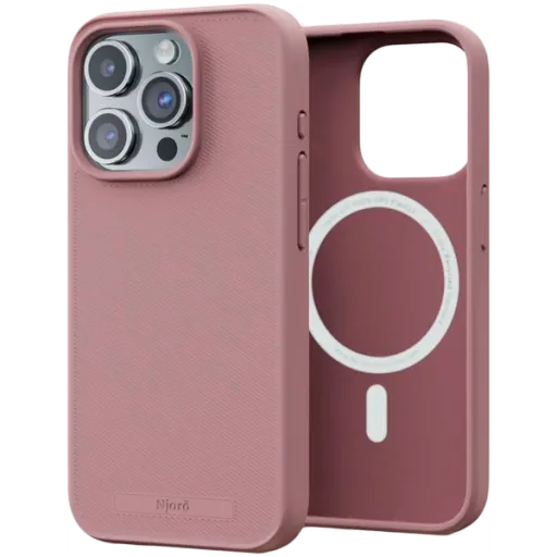 Чехол NJORD с MagSafe для iPhone 15 Pro, Pink Blush