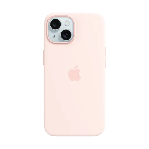 Apple Case Silicone Case with MagSafe თან MagSafe Light Pink for iPhone 15