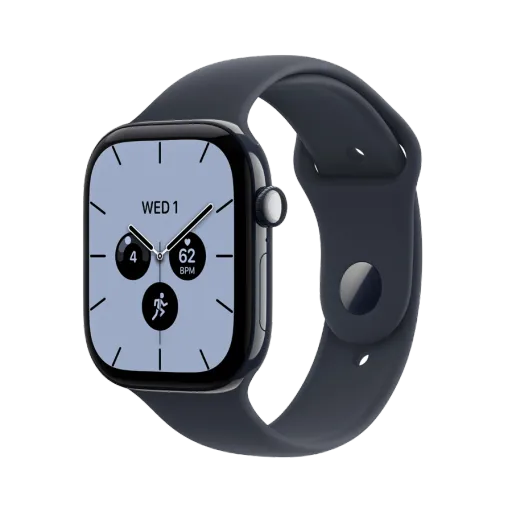 Apple Watch Series 12 GPS + Cellular,  Navy Blue Sport Band, M/L, 46mm, Night Blue
