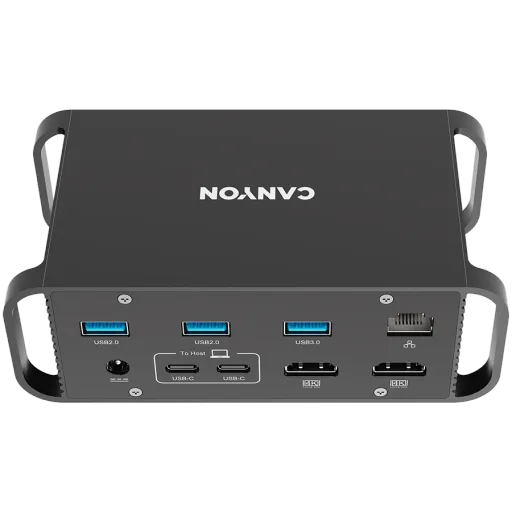 Мультипортовая док-станция CANYON HDS-95ST USB-C 14в1 Black (CNS-HDS95ST)