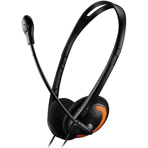 Гарнітура CANYON HS-01, Чёрный/Оранжевый