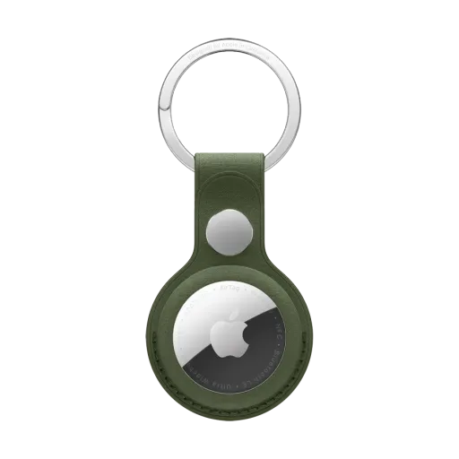 Breloc Apple FineWoven pentru AirTag, Dark Olive