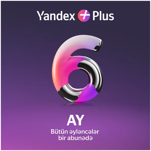 Yandex Plus subscription for 6 months
