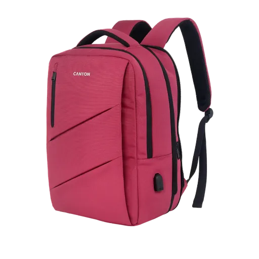 CANYON Рюкзак   Бордо для MacBook Air 15.3/MacBook 15/MacBook Pro 15/MacBook Air 15/Ноутбук до 15.6"
