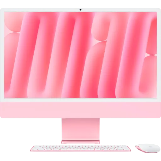 iMac 24" M4, 10C CPU 10C GPU, 24ГБ 512ГБ Твердотільний накопичувач, Рожевий