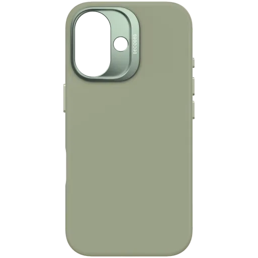 Чехол DECODED из силикона с MagSafe для iPhone 16, Jade Green