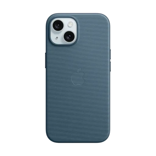 Apple Case FineWoven Case with MagSafe Pacific Blue for iPhone 15