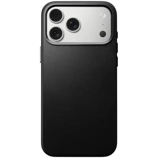 NOMAD Чехол Traditional Leather Case с MagSafe Чёрный для iPhone 17 Pro