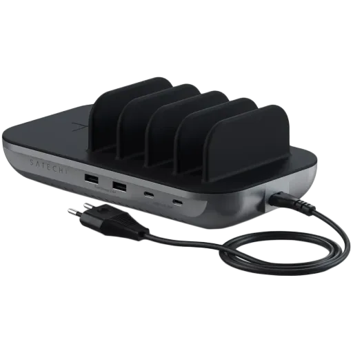 SATECHI Wireless Charger, 20 Վտ, Մոխրագույն