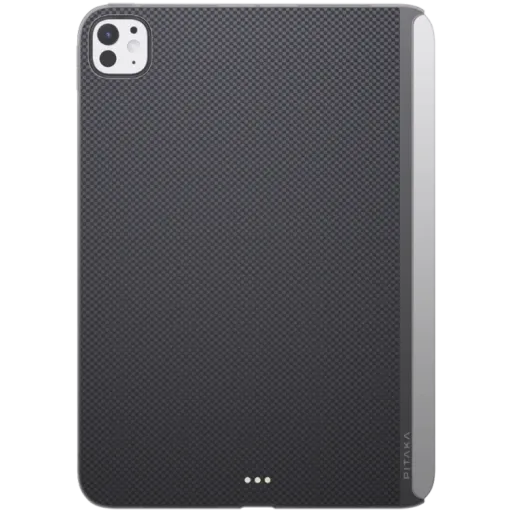 Чехол PITAKA Smart Folio MagEZ для iPad Pro 13 (M4), Чёрный/Серый
