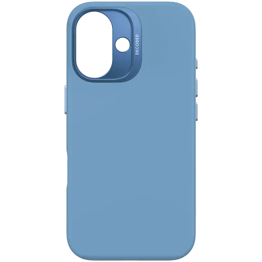 Чехол DECODED из силикона с MagSafe для iPhone 16 Plus, Air Blue