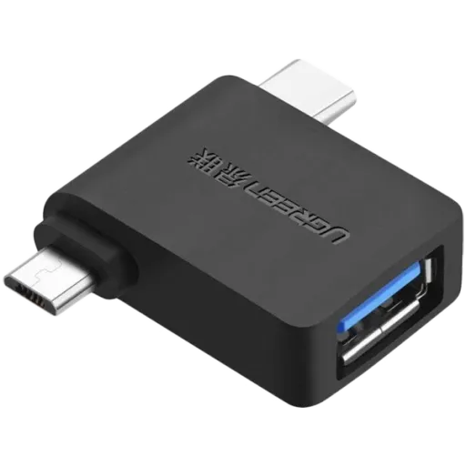 UGREEN USB փոխարկիչ , Սև