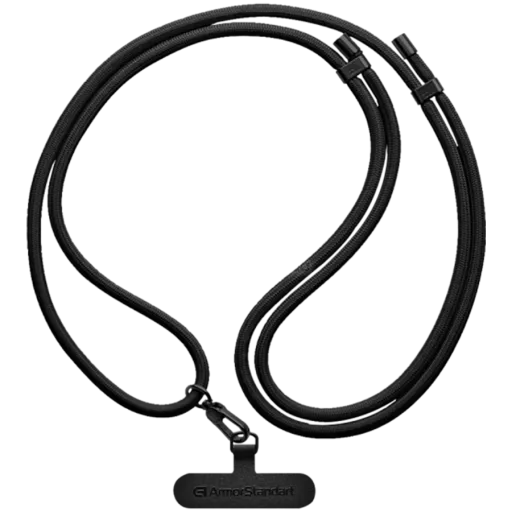 ARMORSTANDART Rope Black Onyx with Dark holder (ARM67195), Black Onyx