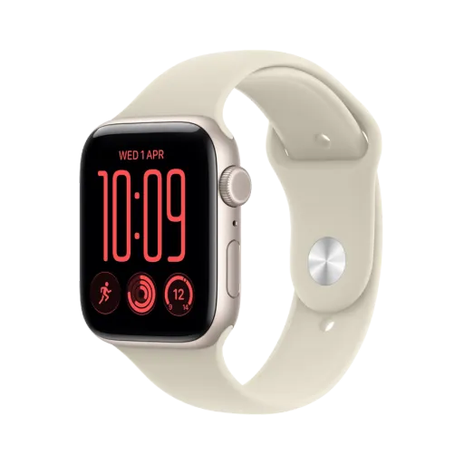 Apple Watch SE GPS Gen.3 + Cellular,  Sand Sport Band, S/M, 40mm, Starlight