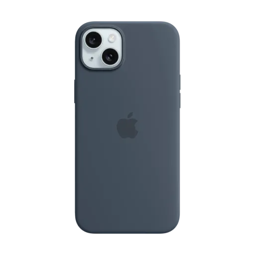 Apple Case Silicone Case with MagSafe Storm Blue for iPhone 15 Plus