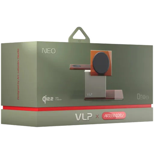 VLP Беспроводное зарядное устройство to USB Тип C, 25, Amber Gray