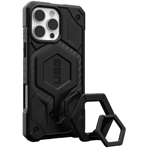 Чехол UAG Monarch Pro с MagSafe для iPhone 16 Plus, Углеволокно