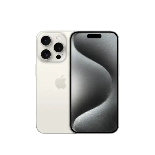 iPhone 15 Pro, 256 ГБ, бу, White Titanium