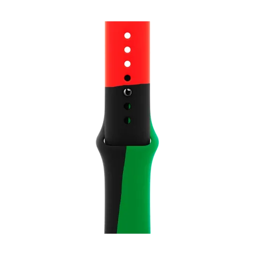 Apple 44mm Black Unity Sport Band Band for Apple Watch 42/44/45 mm, Size M/L, Black Unity