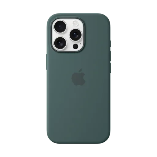 Силиконовый чехол Apple с MagSafe для iPhone 16 Pro, Lake Green