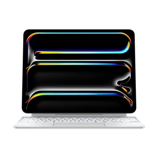 Чехол-клавиатура для планшета Apple Magic Keyboard for iPad Pro 13 inch (M4) - Ukrainian - White (MWR43UA/A)