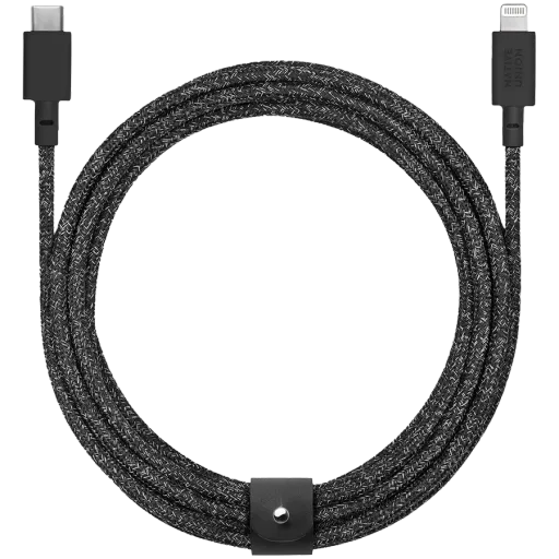 NATIVE UNION USB-C to Lightning Cable, Space Black, 3m