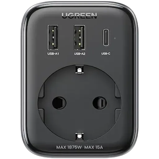 UGREEN Սնուցման փոխարկիչ 4* 2*USB Type-A, 1*USB Type C, 30 Վտ