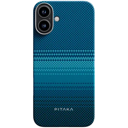 Husă PITAKA Tactile Woven cu MagSafe pentru iPhone 16, Moonrise