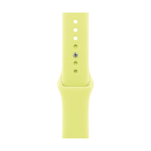 Apple 42mm Sport Band - S/M & M/L Band for Apple Watch 38/40/41/42 mm, Size S/M, Neon Yellow