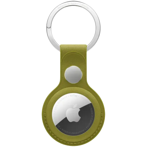 Apple  за AirTag, ChartreuseFineWoven Key Ring