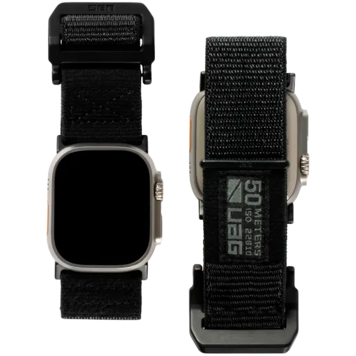 UAG Active Strap Ремешок для Apple Watch 42/44/45 mm, Графит