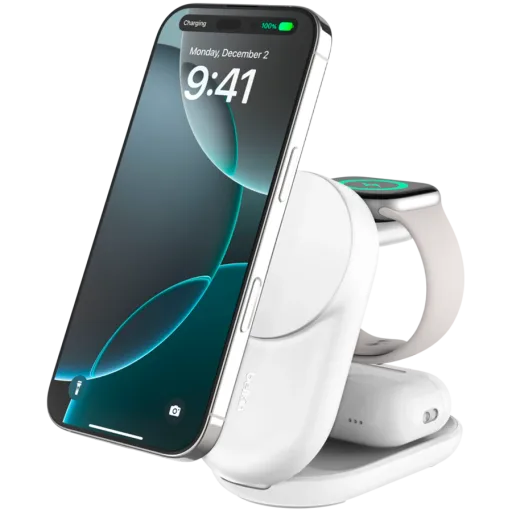 BELKIN Wireless Charger USB-C (1.5m), 25 W, White