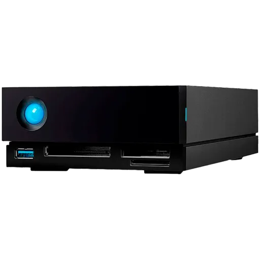 LACIE 1big Dock Накопичувач на жорстких магнитних дисках (16ТБ, Thunderbolt 3) Чорний