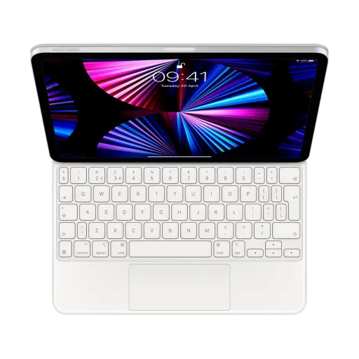 Apple Keyboard Case Magic Keyboard  White for iPad Air (4th generation)/iPad Pro 11-inch (1st, 2nd and 3rd generation)